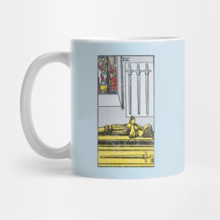 Four of swords (distressed) Mug